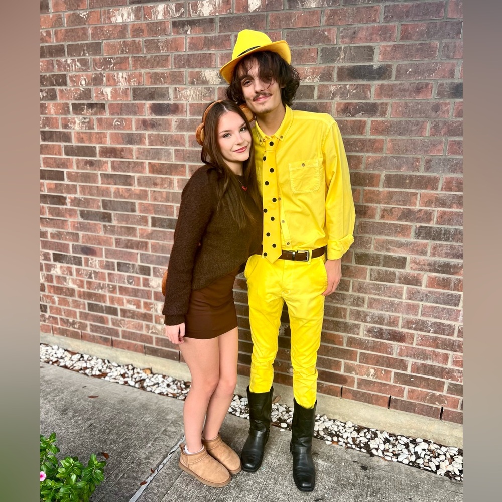 Curious George Man in the Yellow Hat Outfit / Costume